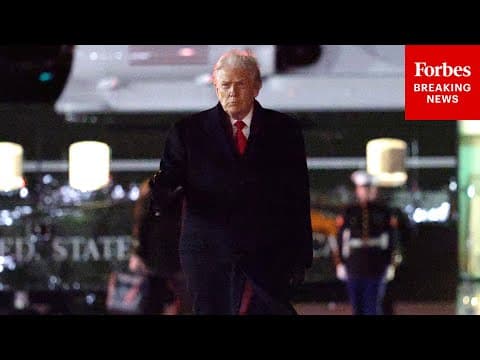 President Trump Returns To The White House After Event In Pennsylvania