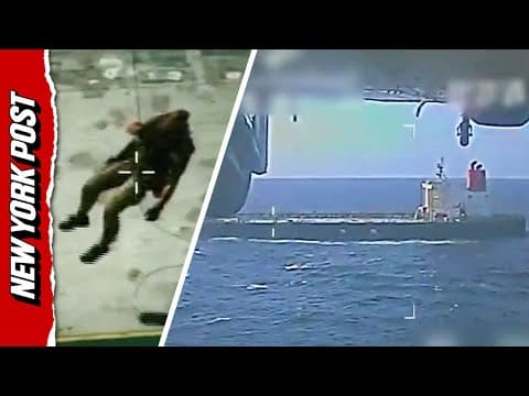 DHS Releases Dramatic Footage of Coast Guard Seizing Oil Tanker off Venezuela