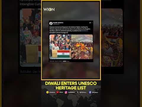 UNESCO Adds Deepavali To Intangible Cultural Heritage List | WION Shorts