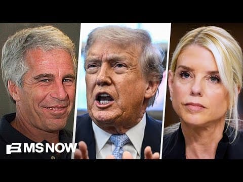 Weissmann: Pam Bondi 'notably silent' on Trump questions on Epstein Files