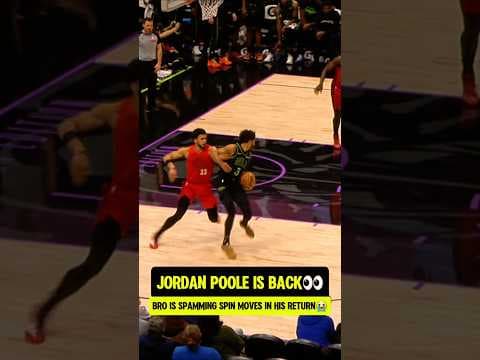 Jordan Poole COOKING in his RETURN🌪