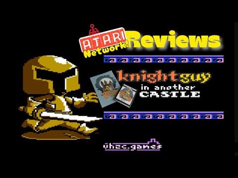 Knight Guy in Another Castle Atari 7800 Homebrew Review