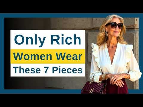 These 7 ELEGANT PIECES Make ANY Woman Over 50 Look Like A MILLIONAIRE