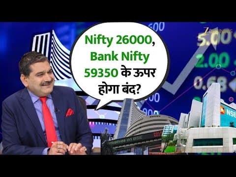 Will Nifty Close Above 26000 and Bank Nifty Above 59350? | Anil Singhvi Explains