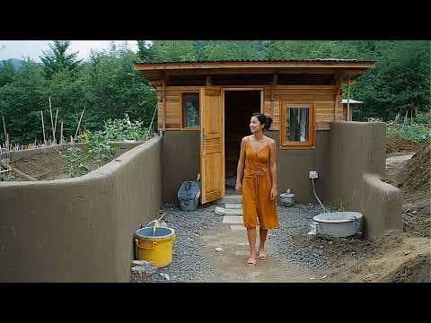 Woman Builds Self-Sufficient FARMHOUSE with Giant WATER WHEEL | Start to Finish @Lý Hiệu Hiệu