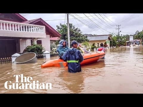 Indonesia intensifies search for victims after floods and landslides kill dozens in Sumatra