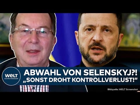 KRIEG IN UKRAINE: Ende von Selenskyj?! Wahlen sollen kommen! Experte warnt vor Trump und Putin
