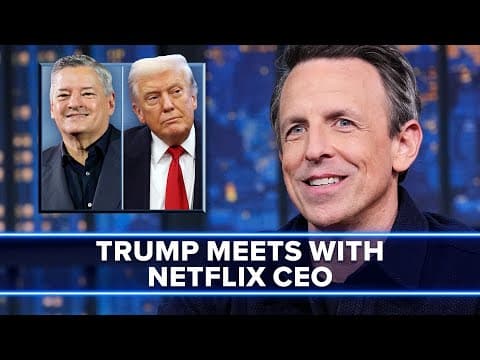 Trump Meets with Netflix CEO Ted Sarandos