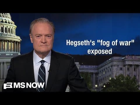 Lawrence on Hegseth boat strike: 'There was no war and there was no fog'