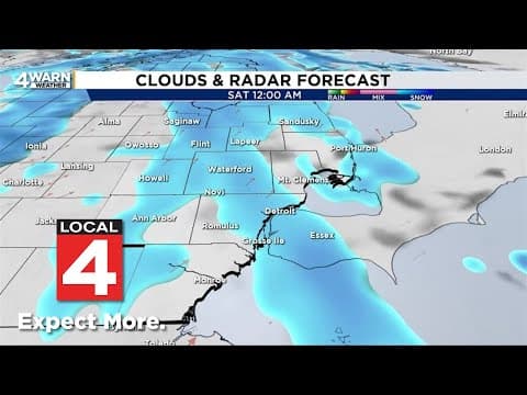 Metro Detroit weather forecast Dec. 11, 2025 -- 6 a.m. Update
