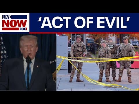 WATCH: Trump video message on DC shooting