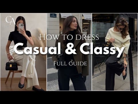 How to Dress Elegant yet Casual