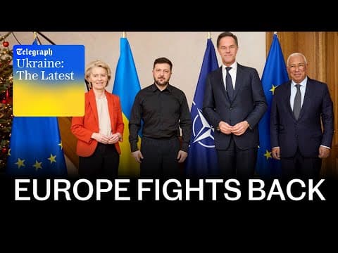 Trump’s Ukraine peace deal 'on brink of collapse' | Ukraine: The Latest