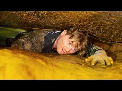 The worst claustrophobic cave I've ever seen. *TRIGGER WARNING