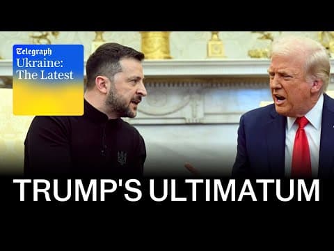 Trump: Zelensky has until Christmas to accept peace deal | Ukraine: The Latest