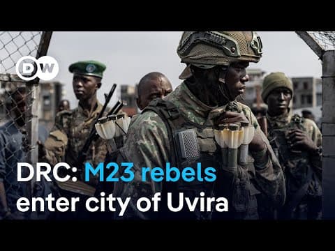 Why have M23 rebels in DRC moved to take the the city of Uriva now? | DW News