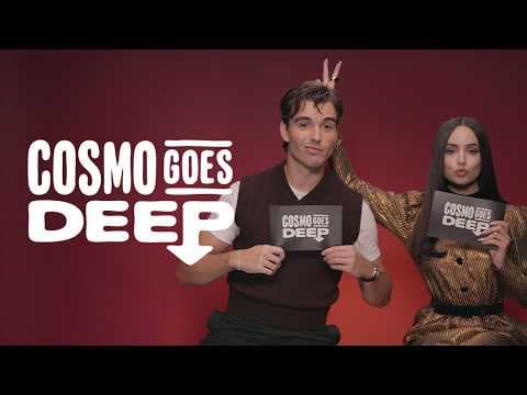 Sofia Carson & Corey Mylchreest Talk 'My Oxford Year' & Rank Bridgerton Seasons | Cosmo Goes Deep