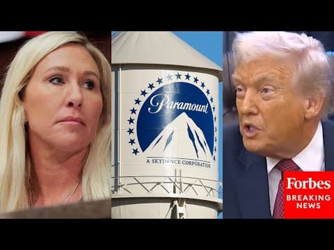 Trump Now Slams Paramount-Skydance Deal After Marjorie Taylor Greene Bashes Him On ‘60 Minutes’