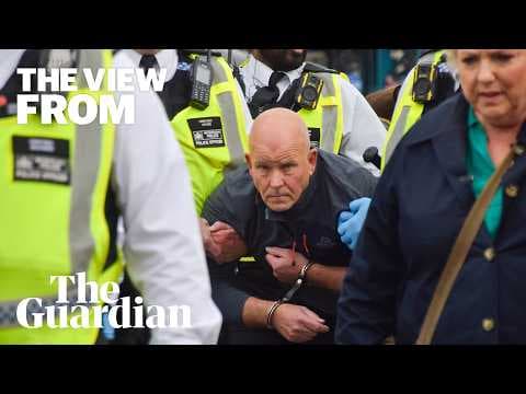 Mass arrests at Palestine Action protest: ‘I’m 73 and never hurt a fly’