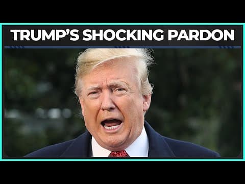 Trump Tries To Get Away With WILD Pardon