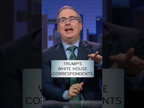 Trump's White House Correspondents #lastweektonight
