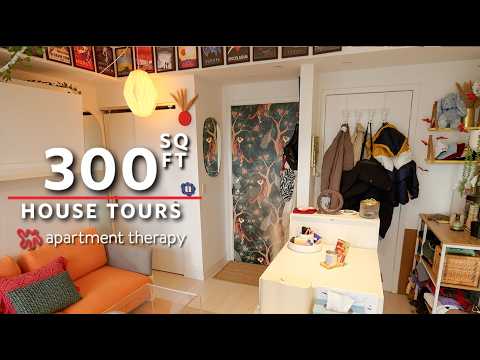 Tour a Micro-apartment in Downtown Toronto / 300 sq ft studio apartment tour #apartmenttherapy