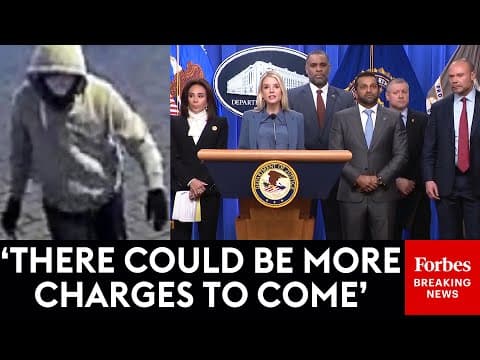 BREAKING NEWS: Bondi, Patel, Pirro Detail Arrest & Charges Of Jan. 6 Pipe Bomb Suspect