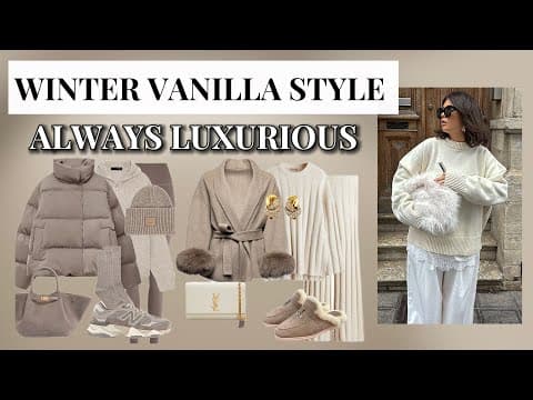 7 Must-Have Vanilla Winter Essentials for Elegant Women After 50