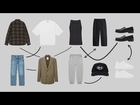10 ITEMS, 10 OUTFITS (minimal wardrobe challenge)