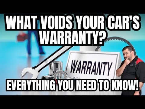 What Voids Your Car's Warranty? Everything You Need to Know!