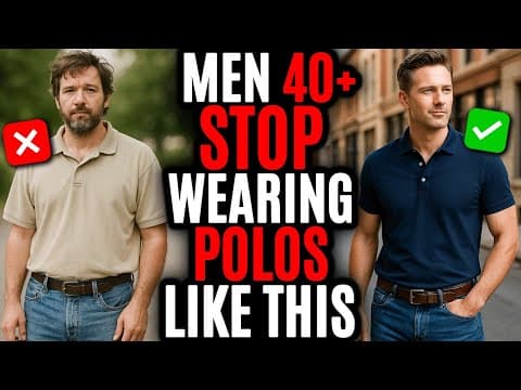 Most Men Over 40 Wear Polo Shirts Wrong (Are You One of Them?) | 40+ Men’s Style