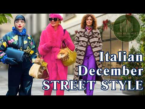 🍂 December Milan Fashion Trends 🇮🇹: Italian Winter Street Style