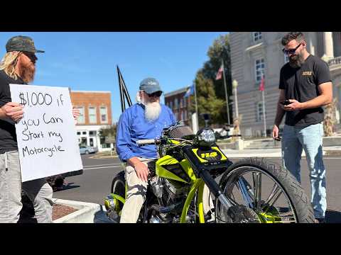 $1,000 To Anyone Who can start My $140,000 Motorcycle