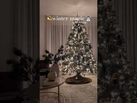 FULL VERSION TOMORROW🎄 #winterwonderland #homedecor #christmastree #christmastree