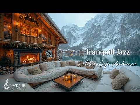 Tranquill Jazz In Cozy Outdoor Living Room | Relaxing Jazz Music For Stress Relief, Boost Good Mood