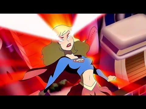 Supergirl (Kara In-Ze): Powers & Fight Scenes | Justice League Unlimited