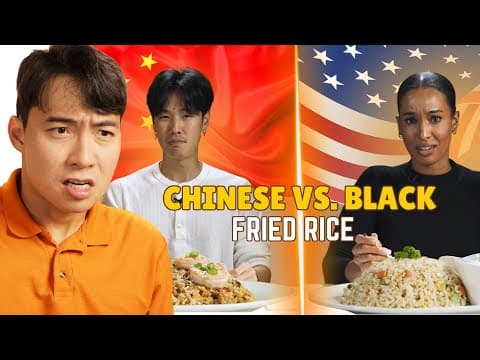 Chinese vs Black Fried Rice SO PAINFUL TO WATCH