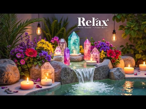 Soothing Relaxing Music & Water Sounds 🍃 Peace of Mind, Anxiety Relief