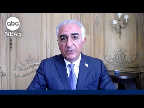 Exiled crown prince of Iran sees 'best opportunity' to get rid of regime