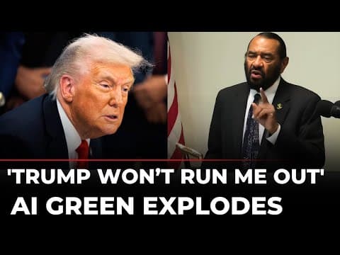 Al Green LIVE: Drops Bombshell Message to Trump Fiery Address | President's Goal is...| US News Live