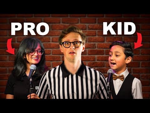 I Snuck A 8 Year Old Into Professional Roast Battle