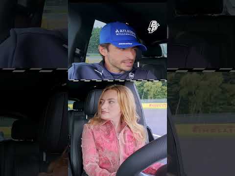 I really don't have a driving license... | Carlos Sainz Passenger Princess