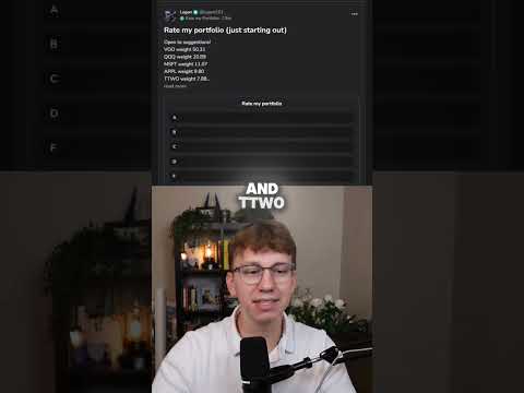 Rank this College Kids Portfolio! A or F?! 🤔 #stocks #investing #stockmarket