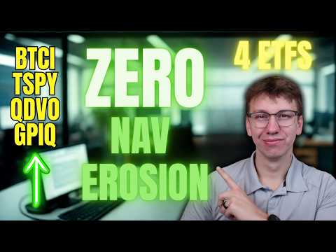4 ETFs with ZERO NAV Erosion I'm Buying NOW