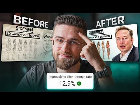 How to Make YouTube Thumbnails: New FREE AI Tool with One-Click Fix