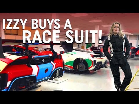 Izzy Hammond Goes Race Suit Shopping!