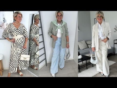 МОДНОЕ ОБНОВЛЕНИЕ ЛЕТНЕГО ГАРДЕРОБА ДЛЯ ЖЕНЩИН 50+ 70+💕СТИЛЬНЫЕ ОБРАЗЫ💕