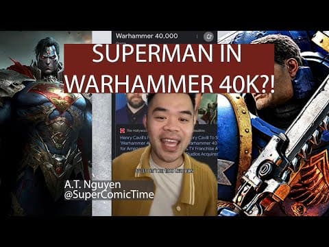 SUPERMAN IN WARHAMMER 400000?! - #comics