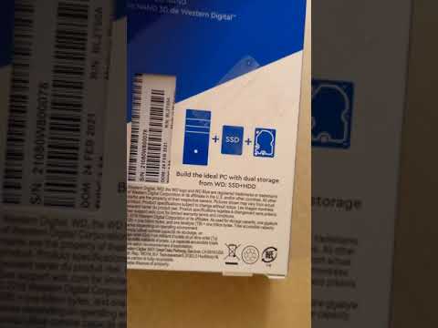 WD Blue 1TB unboxing