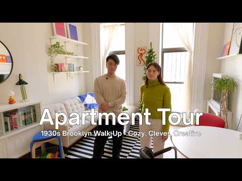Touring a Colorful 1930s Brownstone Apartment in Brooklyn, NYC